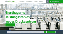 Desktop Screenshot of dieprintzen.de